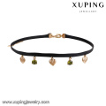 43630 china fabrik direkt großhandel schmuck halskette 18 karat kupferlegierung multicolor diamant choker halskette